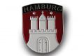 Magnetic metal Hamburg emblem